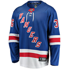 Anton Blidh New York Rangers Fanatics Home Breakaway Jersey Blue