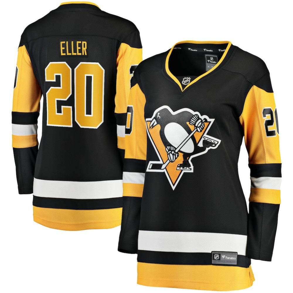 Lars Eller Pittsburgh Penguins Fanatics Women's Home Breakaway Player Jersey Black