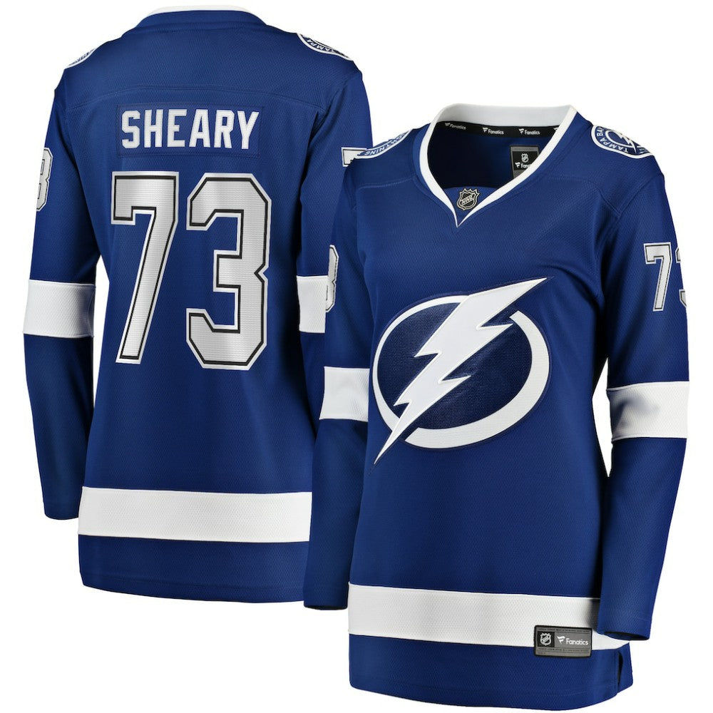 Conor Sheary Tampa Bay Lightning Fanatics Women's Home Breakaway Player Jersey Blue