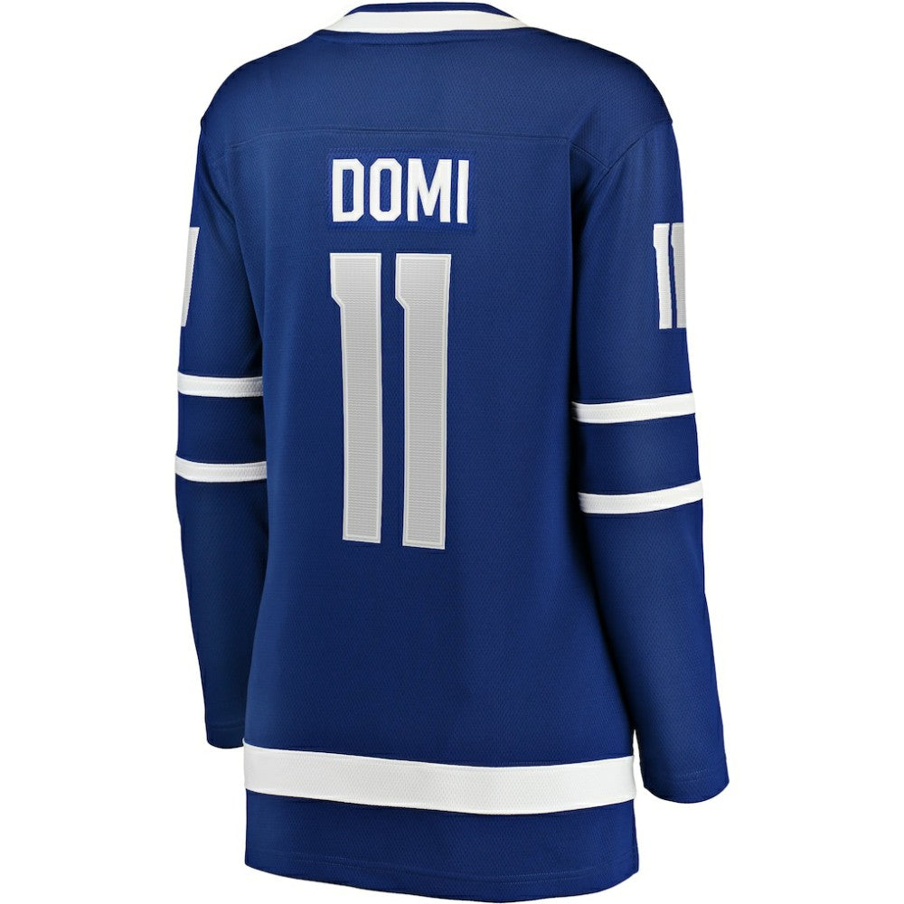 Max Domi Toronto Maple Leafs Fanatics Women's Home Breakaway Player Jersey Blue