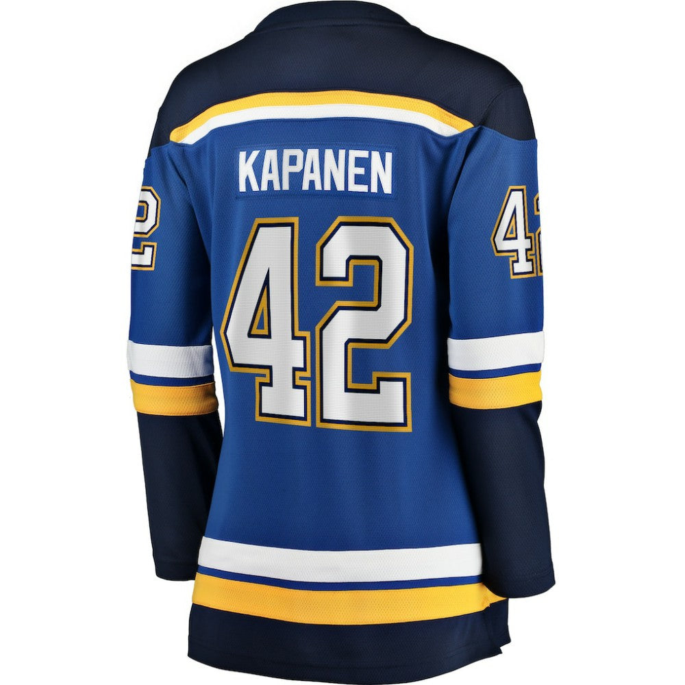 Kasperi Kapanen St. Louis Blues Fanatics Women's Home Breakaway Player Jersey Blue