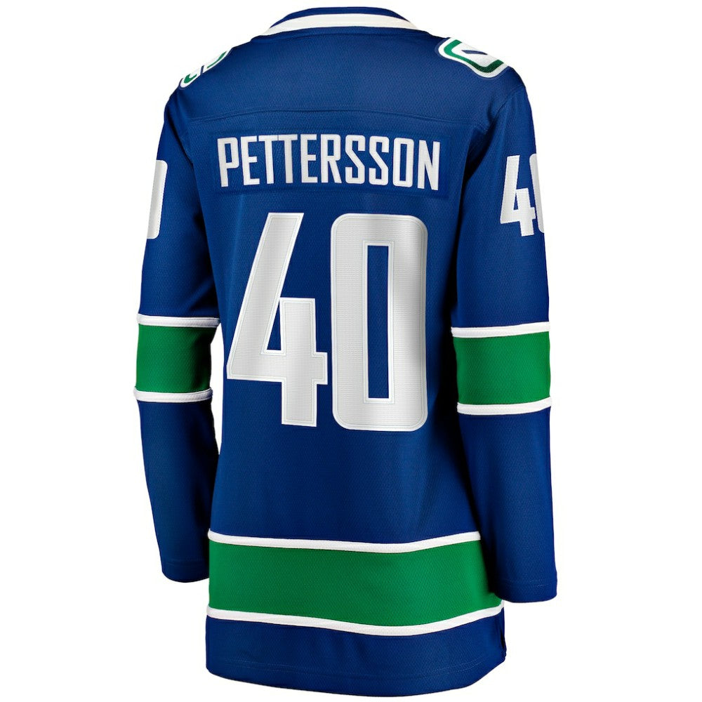 Elias Pettersson Vancouver Canucks Fanatics Women's Home Breakaway Player Jersey Blue