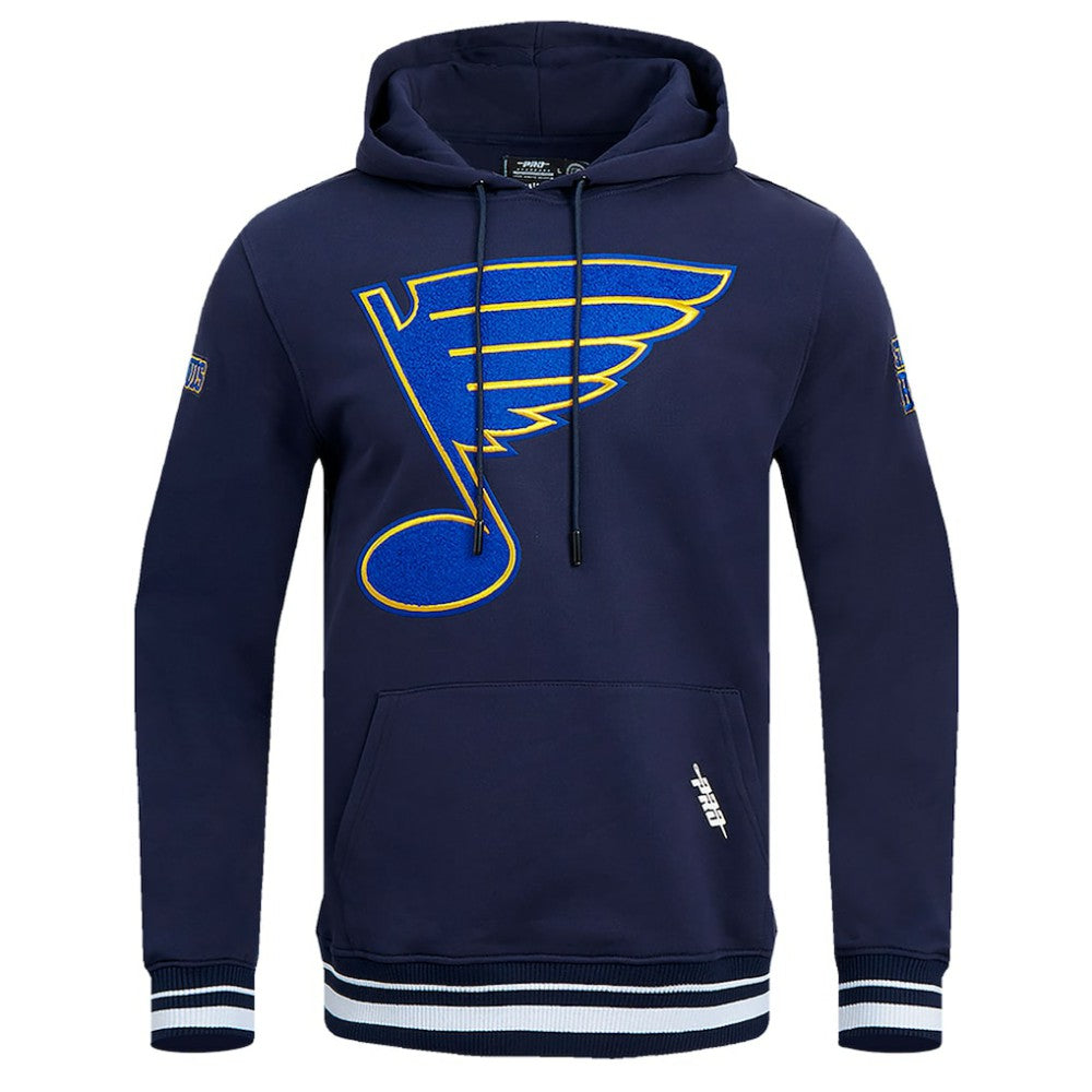 St. Louis Blues Pro Standard Retro Classic Fleece Pullover Hoodie Navy