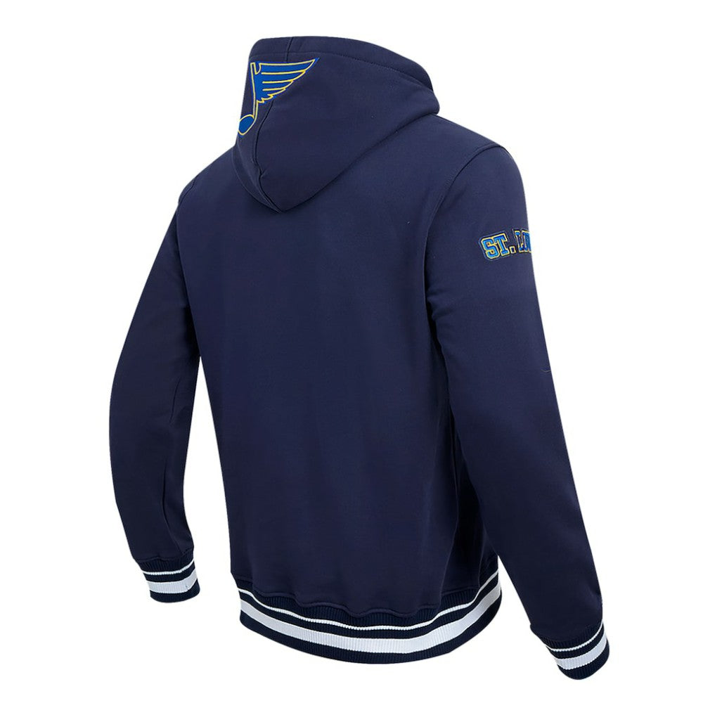 St. Louis Blues Pro Standard Retro Classic Fleece Pullover Hoodie Navy