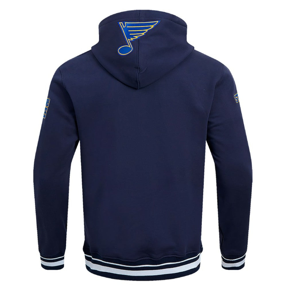 St. Louis Blues Pro Standard Retro Classic Fleece Pullover Hoodie Navy