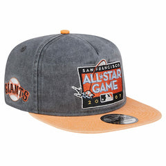 San Francisco Giants 2007 MLB All-Star Game Pigment Dye Golfer  Snapback Hat Black/Orange | New Era