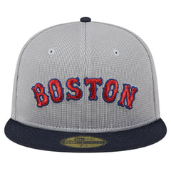 Boston Red Sox Pivot Mesh 59FIFTY Fitted Hat Gray | New Era