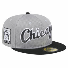Chicago White Sox Pivot Mesh 59FIFTY Fitted Hat Gray | New Era
