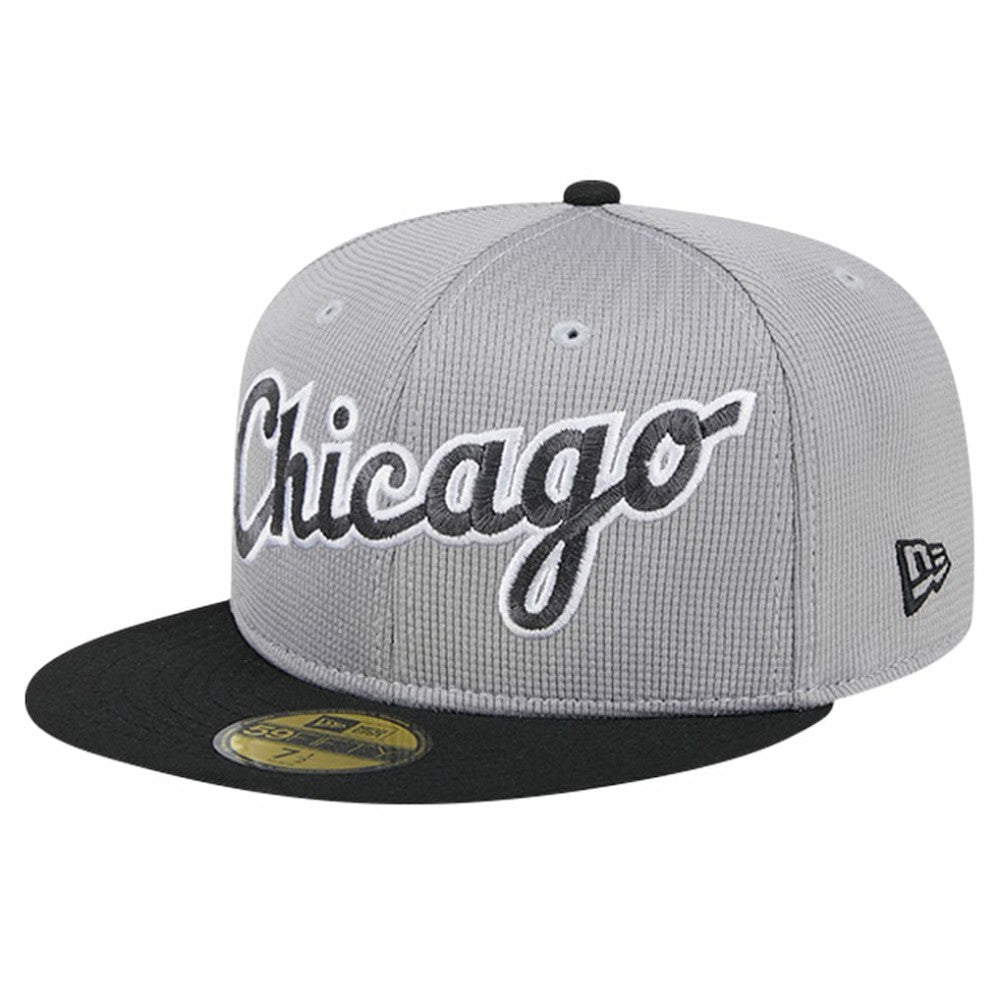 Chicago White Sox Pivot Mesh 59FIFTY Fitted Hat Gray | New Era