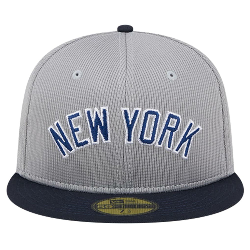 New York Yankees Pivot Mesh 59FIFTY Fitted Hat Gray | New Era