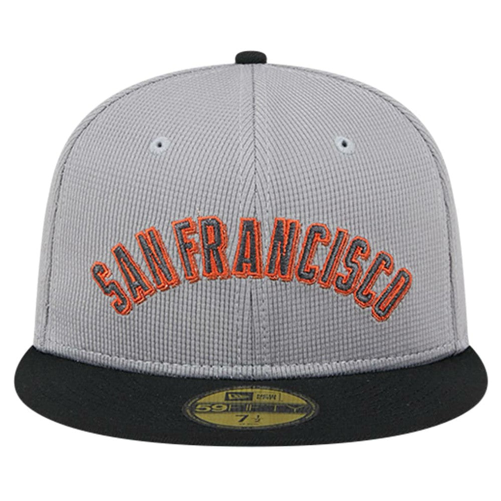 San Francisco Giants Pivot Mesh 59FIFTY Fitted Hat Gray | New Era