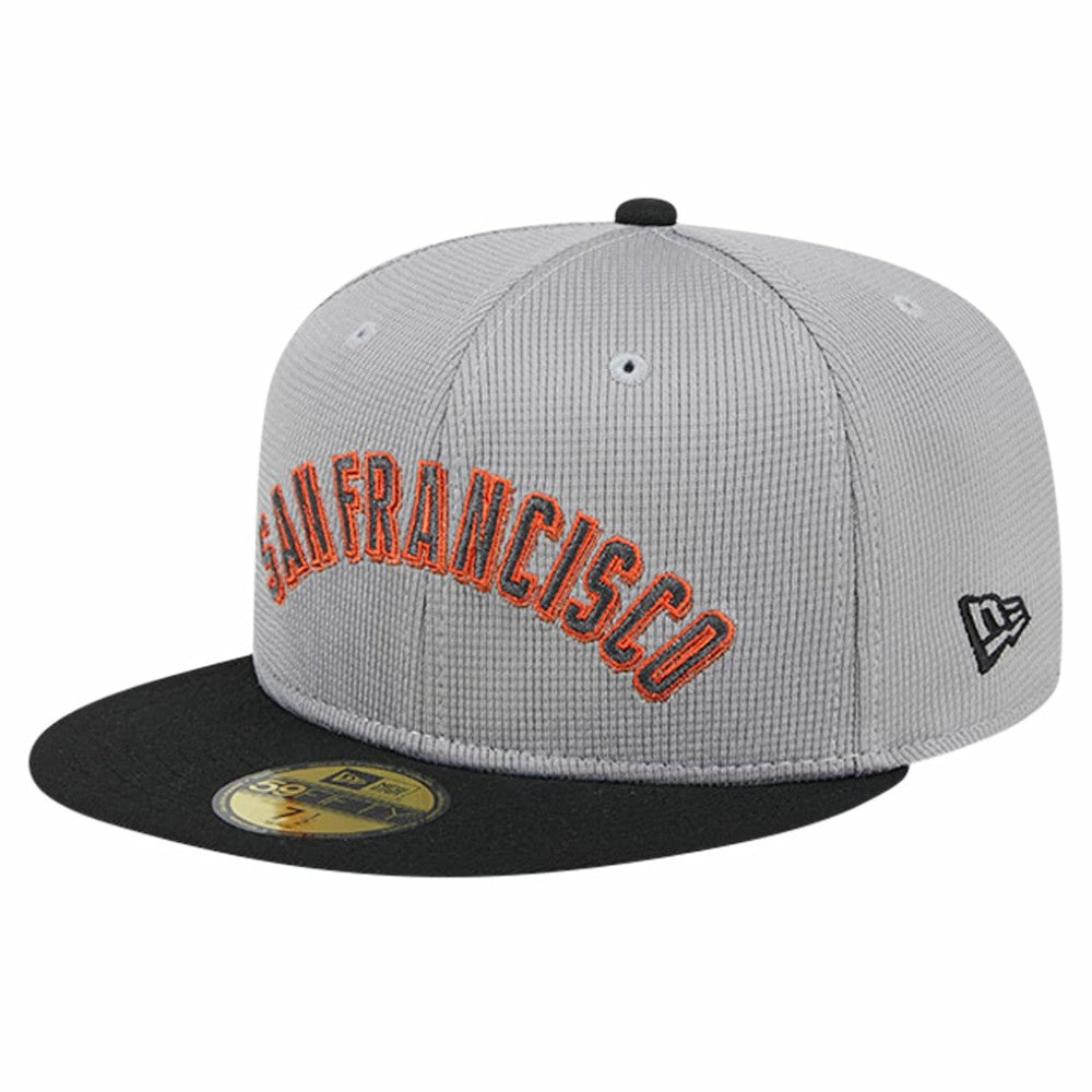 San Francisco Giants Pivot Mesh 59FIFTY Fitted Hat Gray | New Era