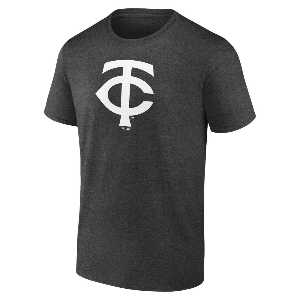 Minnesota Twins Personalized Monochrome Name & Number T-Shirt Charcoal
