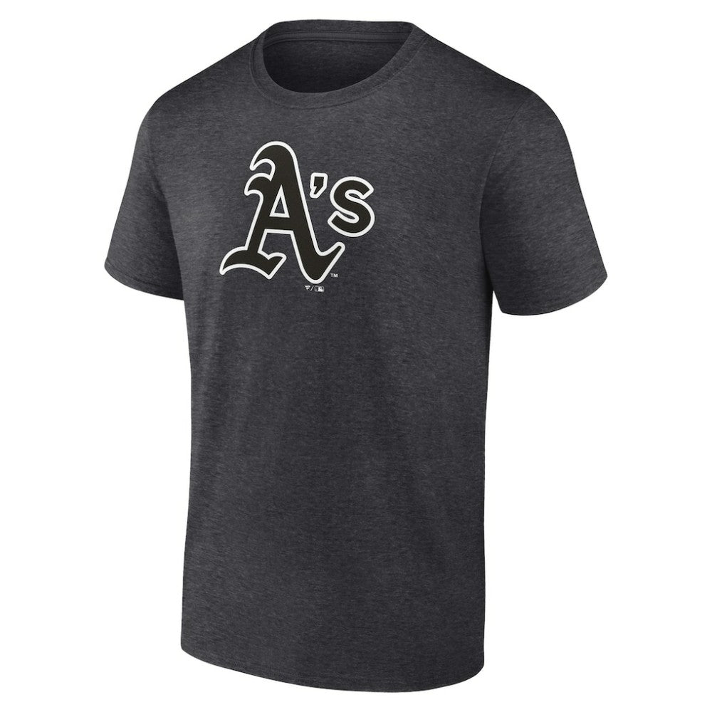 Athletics Personalized Monochrome Name & Number T-Shirt Charcoal