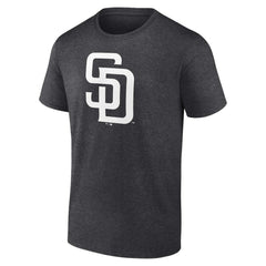 San Diego Padres Personalized Monochrome Name & Number T-Shirt Charcoal
