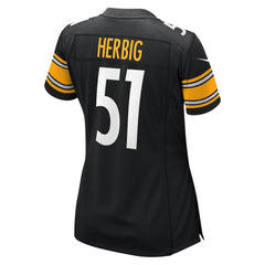Nick Herbig Pittsburgh Steelers Women's Game Jersey - Black