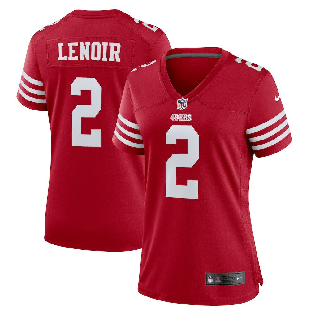 Deommodore Lenoir San Francisco 49ers Women's Game Jersey - Scarlet