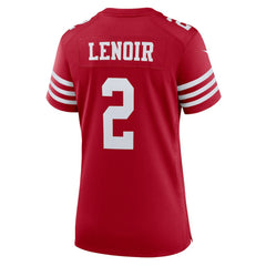 Deommodore Lenoir San Francisco 49ers Women's Game Jersey - Scarlet