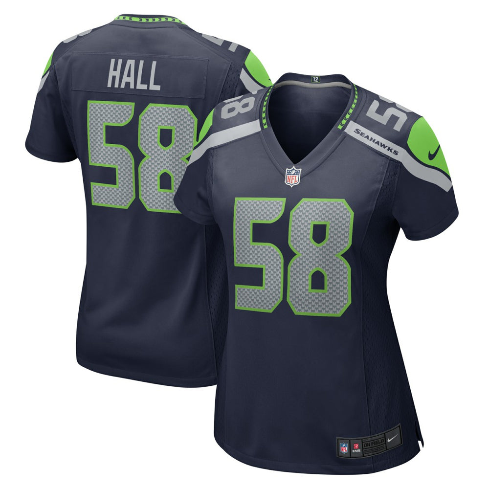 Derick Hall Seattle Seahawks Women's Team Game Jersey - College College Navy