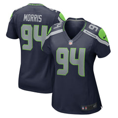 Mike Morris Seattle Seahawks Women's Team Game Jersey - College College Navy