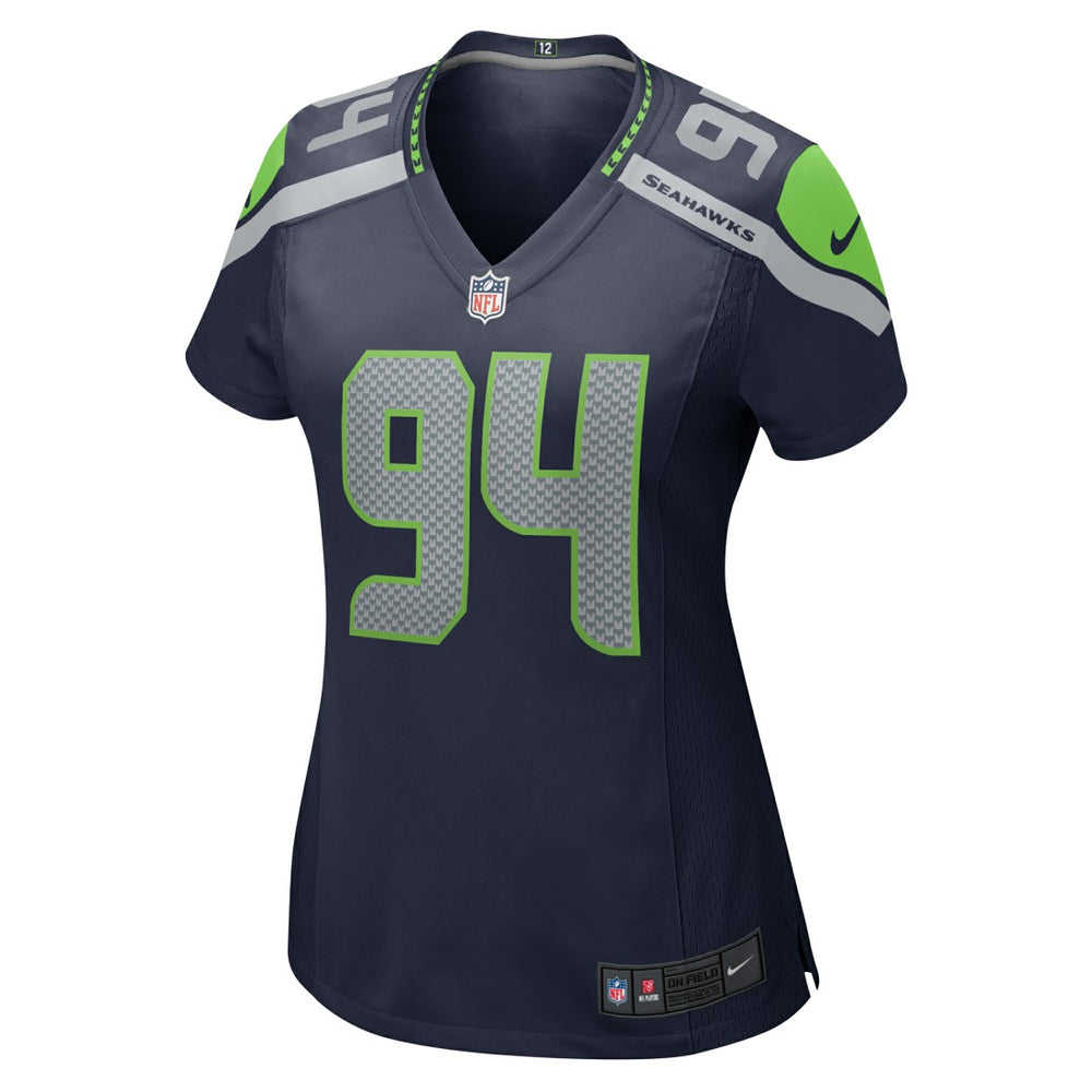 Mike Morris Seattle Seahawks Women's Team Game Jersey - College College Navy