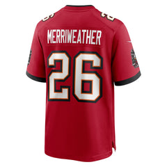 Kaevon Merriweather Tampa Bay Buccaneers Game Jersey - Red