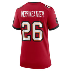Kaevon Merriweather Tampa Bay Buccaneers Women's Game Jersey - Red