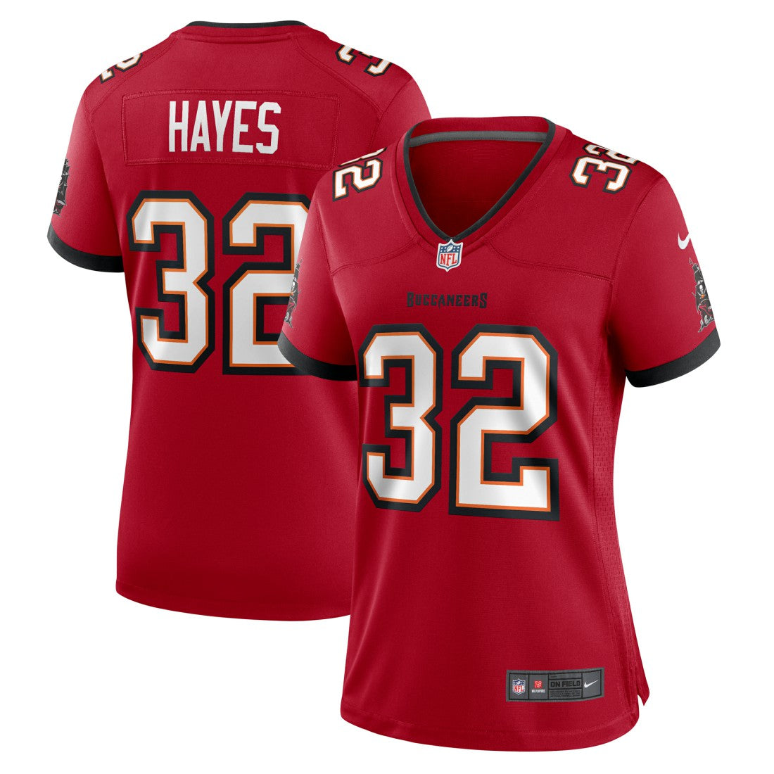 Josh Hayes Tampa Bay Buccaneers Women's Game Jersey - Red