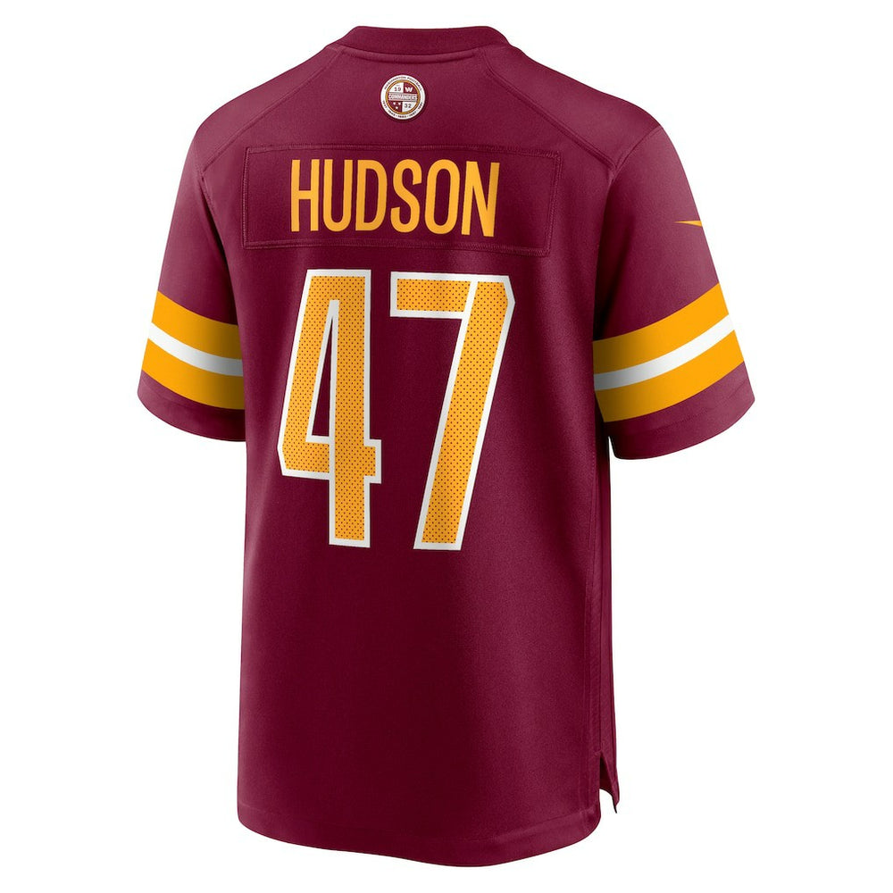 Khaleke Hudson Washington Commanders Game Jersey - Burgundy