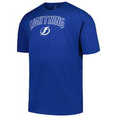 Tampa Bay Lightning Profile Big & Tall Arch Over Logo T-Shirt Blue