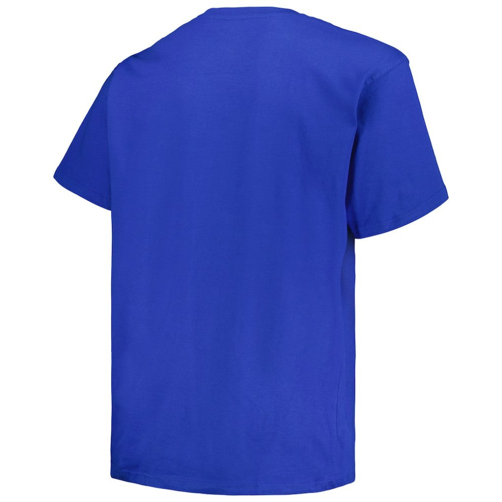 St. Louis Blues Profile Big & Tall Arch Over Logo T-Shirt Blue