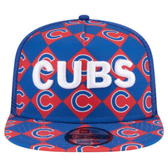 Chicago Cubs Seeing Diamonds A-Frame Trucker 9FIFTY Snapback Hat Royal | New Era
