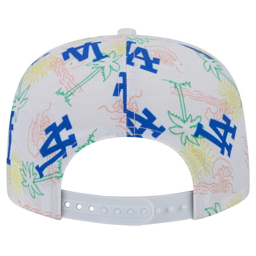Los Angeles Dodgers Islander Golfer Snapback Hat White | New Era