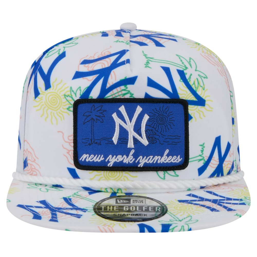 New York Yankees Islander Golfer Snapback Hat White | New Era