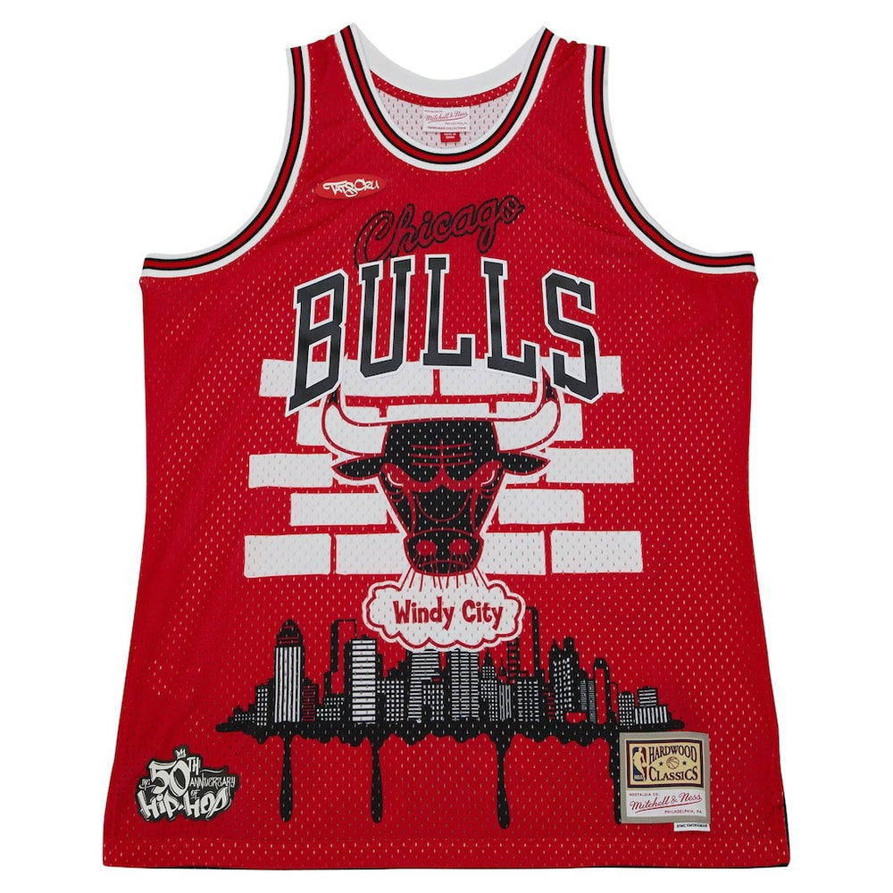 Chicago Bulls x Tats Cru Hardwood Classics Fashion Jersey sale - Red