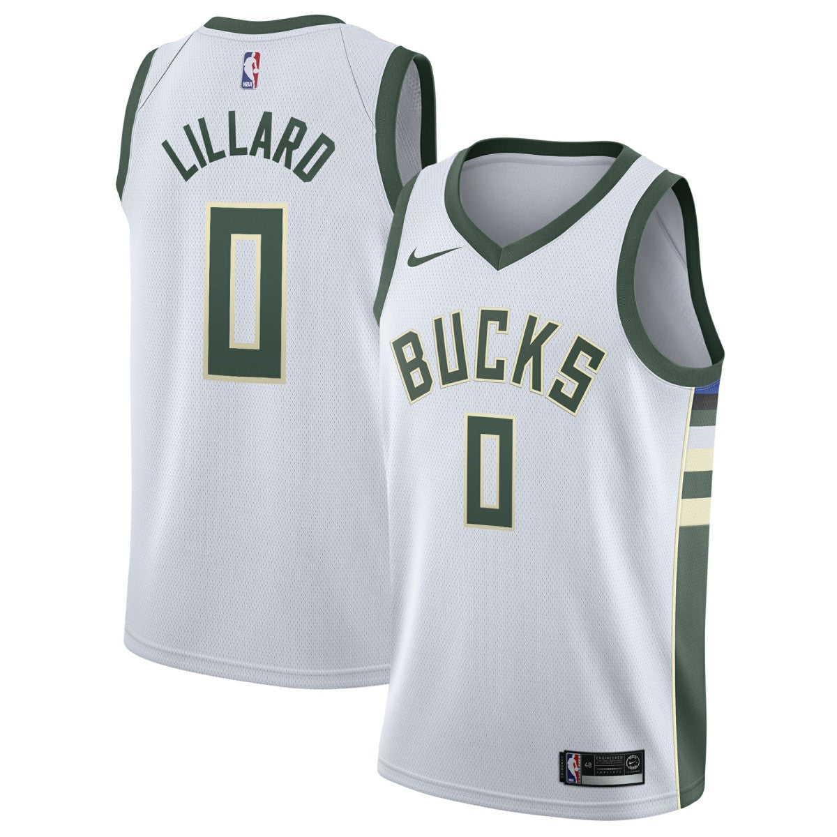 Damian Lillard Milwaukee Bucks Unisex Swingman Player Jersey - Association Edition - White
