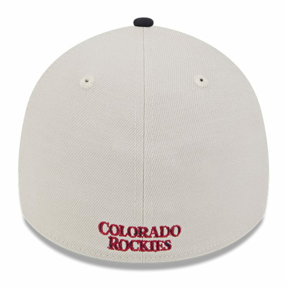 Colorado Rockies 2024 Fourth of July 39THIRTY Flex Hat Khaki/Black | New Era