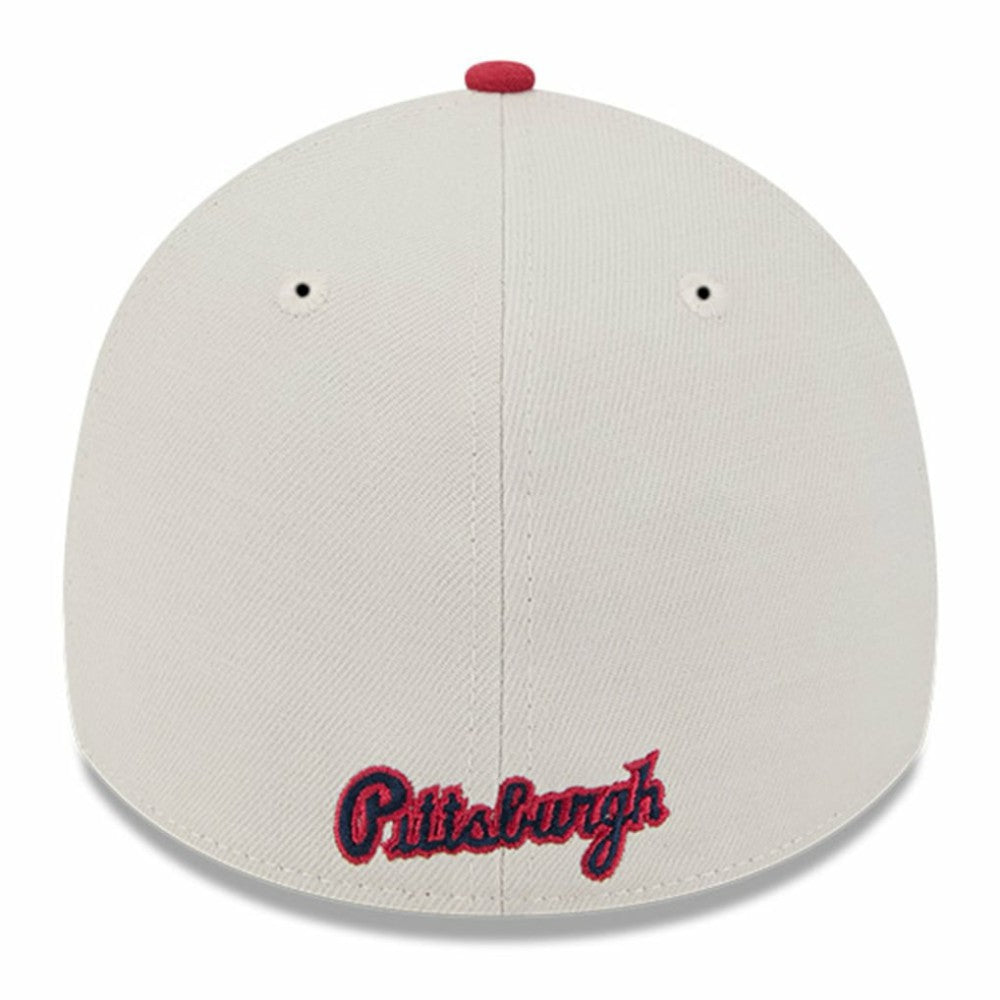 Pittsburgh Pirates 2024 Fourth of July 39THIRTY Flex Hat Khaki/Red | New Era