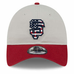 San Francisco Giants 2024 Fourth of July 9TWENTY Adjustable Hat Khaki/Red | New Era
