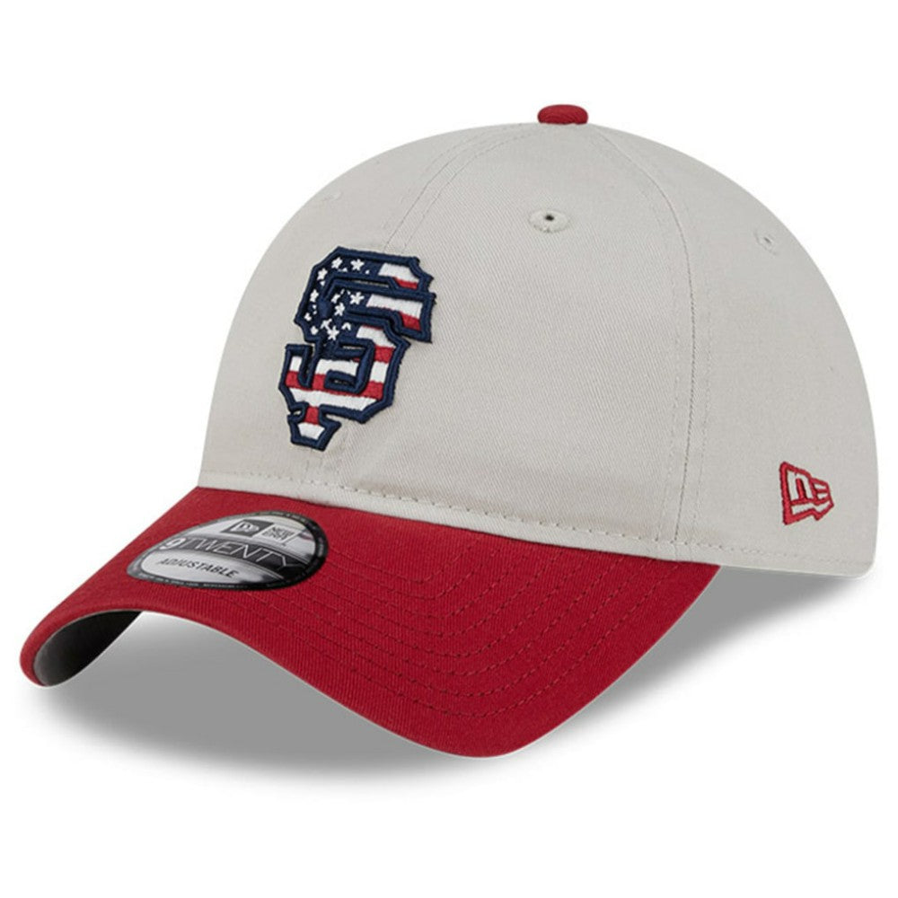 San Francisco Giants 2024 Fourth of July 9TWENTY Adjustable Hat Khaki/Red | New Era