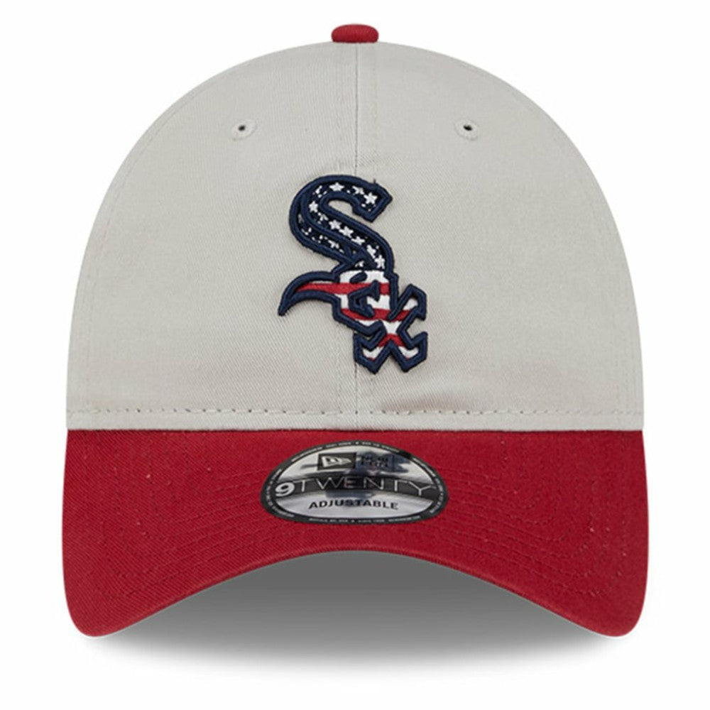 Chicago White Sox 2024 Fourth of July 9TWENTY Adjustable Hat Khaki/Red | New Era