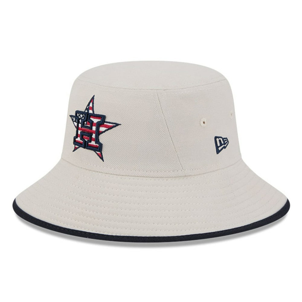 Houston Astros 2024 Fourth of July Bucket Hat Khaki | New Era