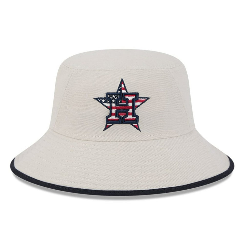 Houston Astros 2024 Fourth of July Bucket Hat Khaki | New Era