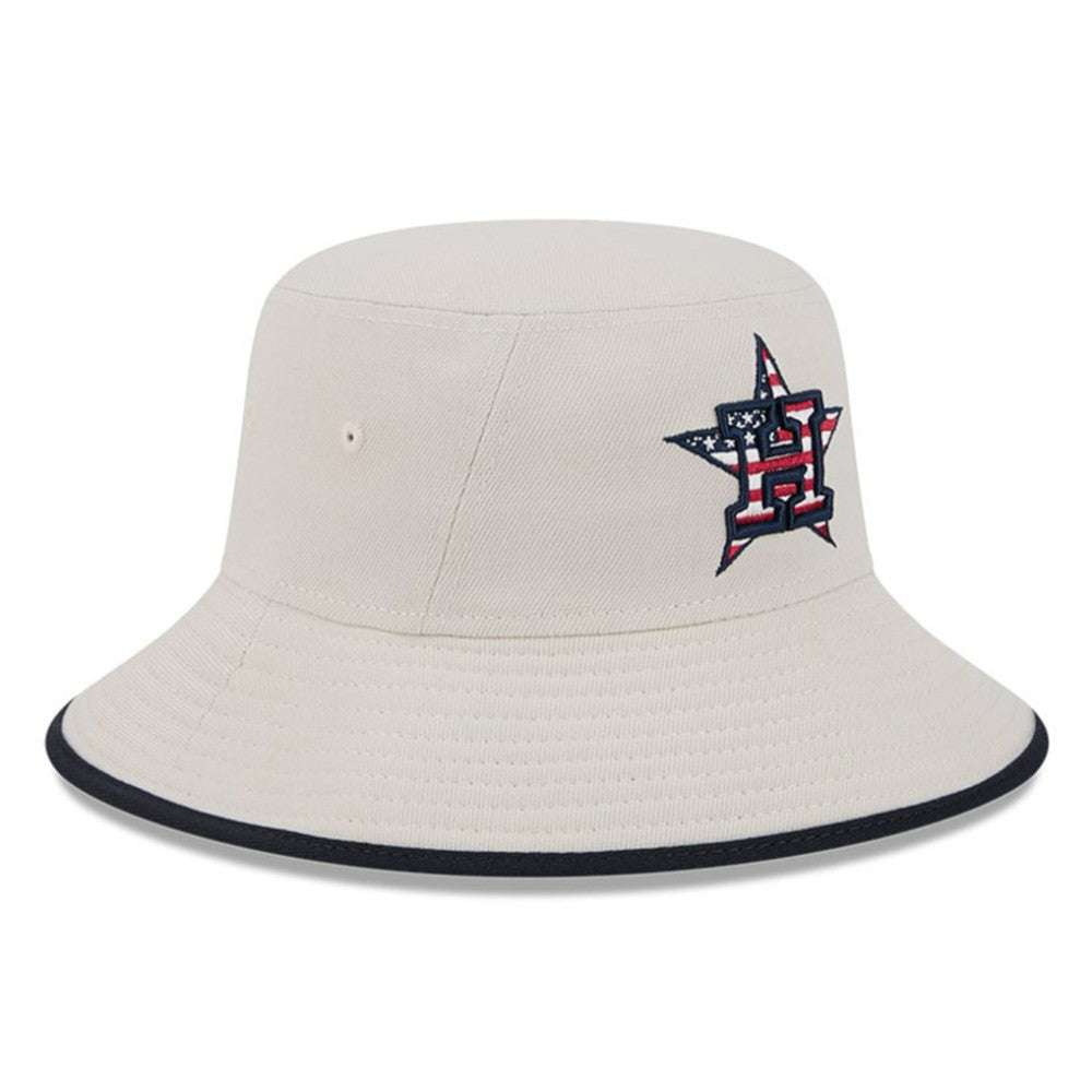 Houston Astros 2024 Fourth of July Bucket Hat Khaki | New Era