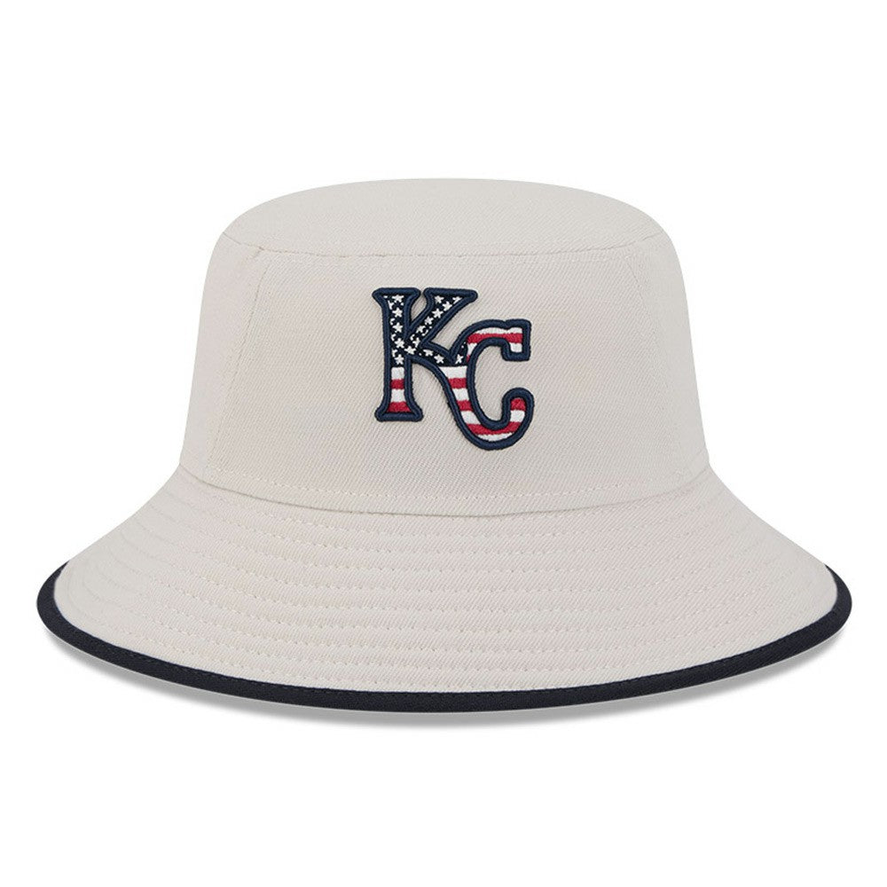 Kansas City Royals 2024 Fourth of July Bucket Hat Khaki | New Era