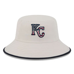 Kansas City Royals 2024 Fourth of July Bucket Hat Khaki | New Era