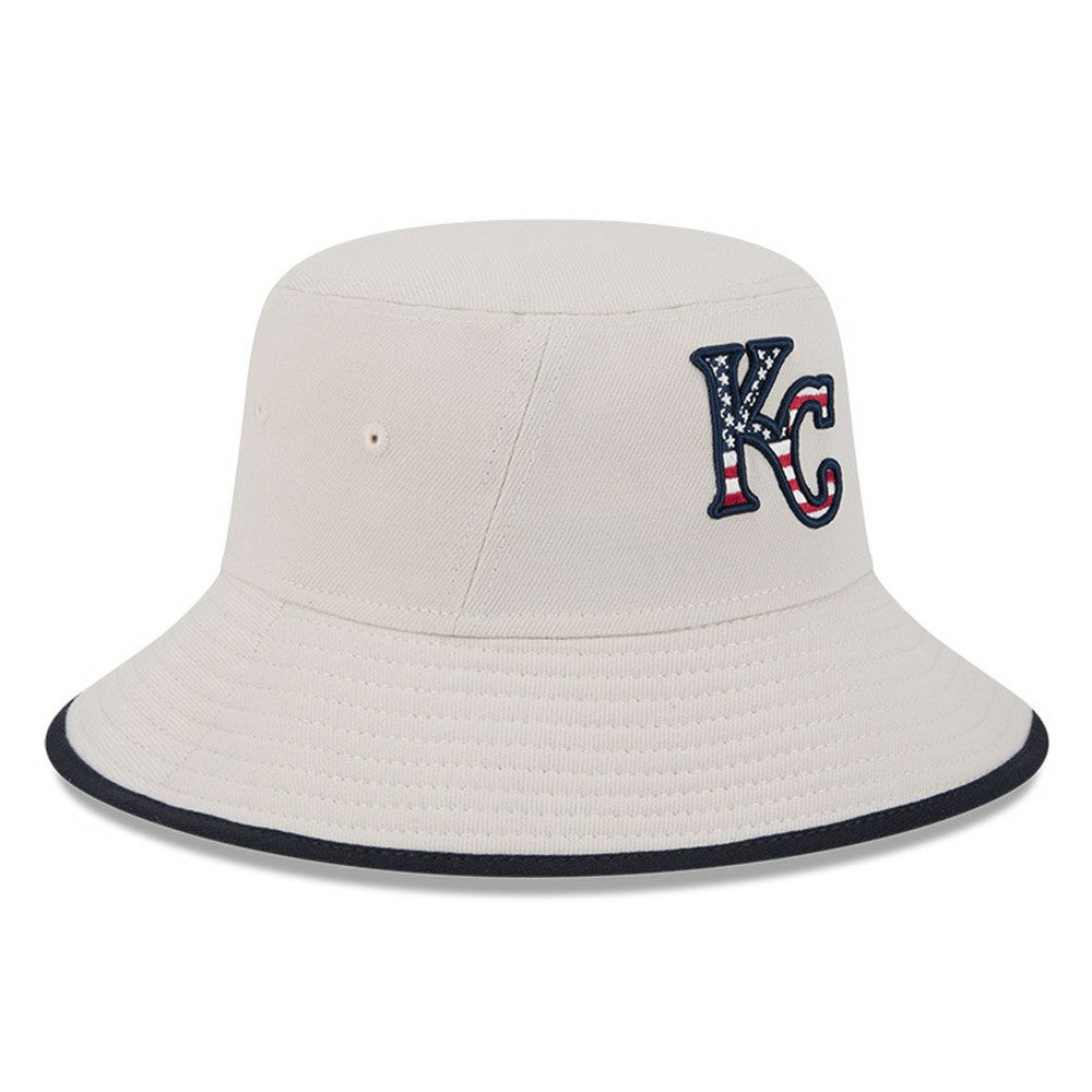 Kansas City Royals 2024 Fourth of July Bucket Hat Khaki | New Era
