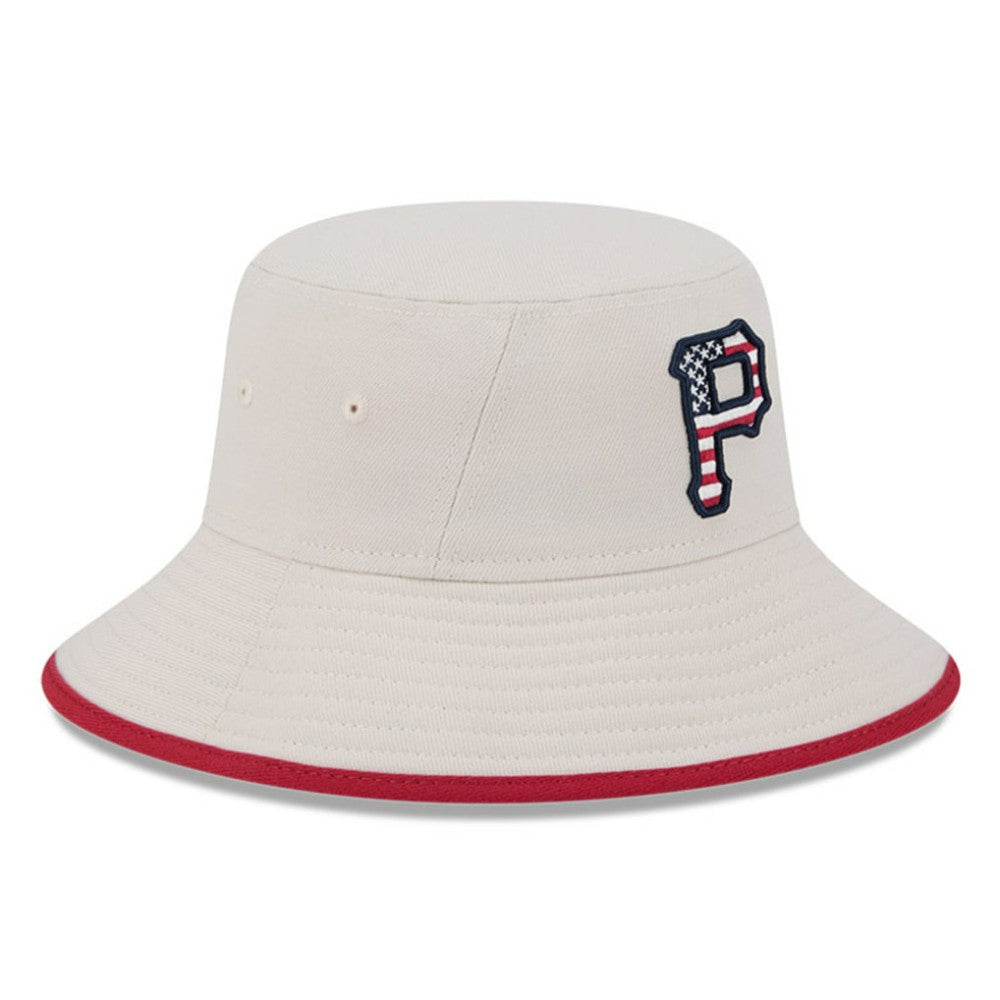 Pittsburgh Pirates 2024 Fourth of July Bucket Hat Khaki | New Era