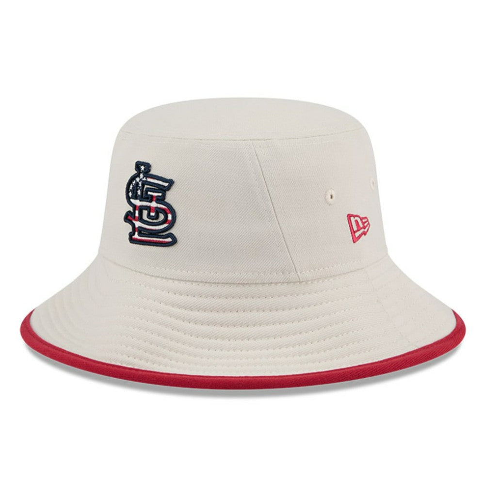 St. Louis Cardinals 2024 Fourth of July Bucket Hat Khaki | New Era