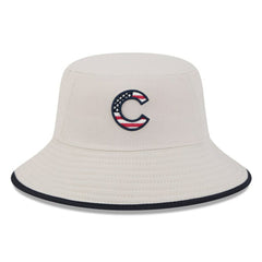 Chicago Cubs 2024 Fourth of July Bucket Hat Khaki | New Era
